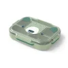 Monbento Aufbewahren & Servieren<Lunchbox ''Bear'' in Grün - (B)28,2 x (H)5,7 x (T)21,4 cm