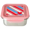 Rice Aufbewahren & Servieren<Lunchbox in Rosa - (B)19 x (H)8,5 x (T)19 cm