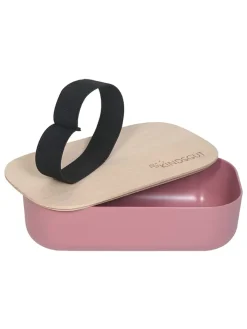 Kindsgut Aufbewahren & Servieren<Lunchbox in Rosa - (B)20,5 x (H)5,5 x (T)11,5 cm