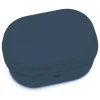koziol Aufbewahren & Servieren<Lunchbox "Pascal Mini" in Dunkelblau - (L)9,6 x (B)7 x (H)5,2 cm