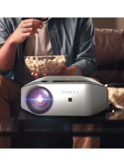 LA VAGUE Tv & Audio<LV-HD500 LED-Projektor Full HD in silber