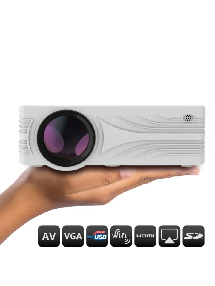 LA VAGUE Tv & Audio<LV-HD240 WI-FI LED-Projektor in weiß