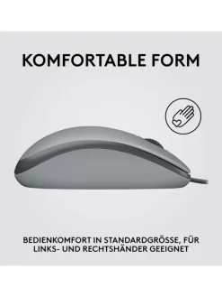 Logitech Tablets, Konsolen & Elektronisches Spielzeug<M110 Silent Maus für Rechts- und Linkshänder - für ein in Grau