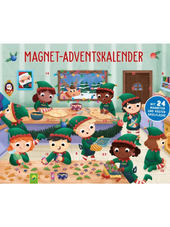 Schwager & Steinlein Adventskalender<Magnet-Adventskalender | Mit den Wichteln durch den Advent. 24 Magnete und...