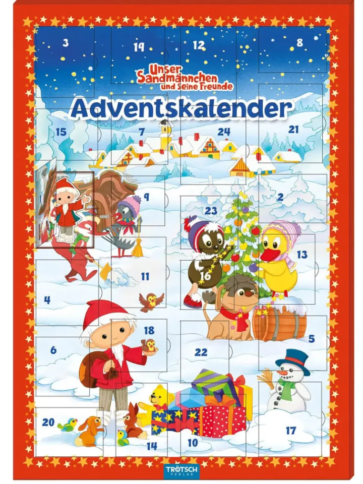Trötsch Adventskalender<Magnet-Adventskalender "Unser Sandmännchen" | mit 24 tollen Magneten