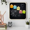 hippodino Wanddekoration<Magnettafel mit Zubehör in Schwarz - (L)40 x (B)40 x (T)1 cm
