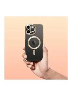 COFI 1453 Smartphones & Zubehör<MagSafe Hülle mit Kameraschutz kompatibel mit iPhone 16 Plus Gold in Gold