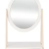 MAMAMEMO Wohndekoration<Make-Up-Spiegel in Weiß - (B)25 x (H)40 x (T)20 cm