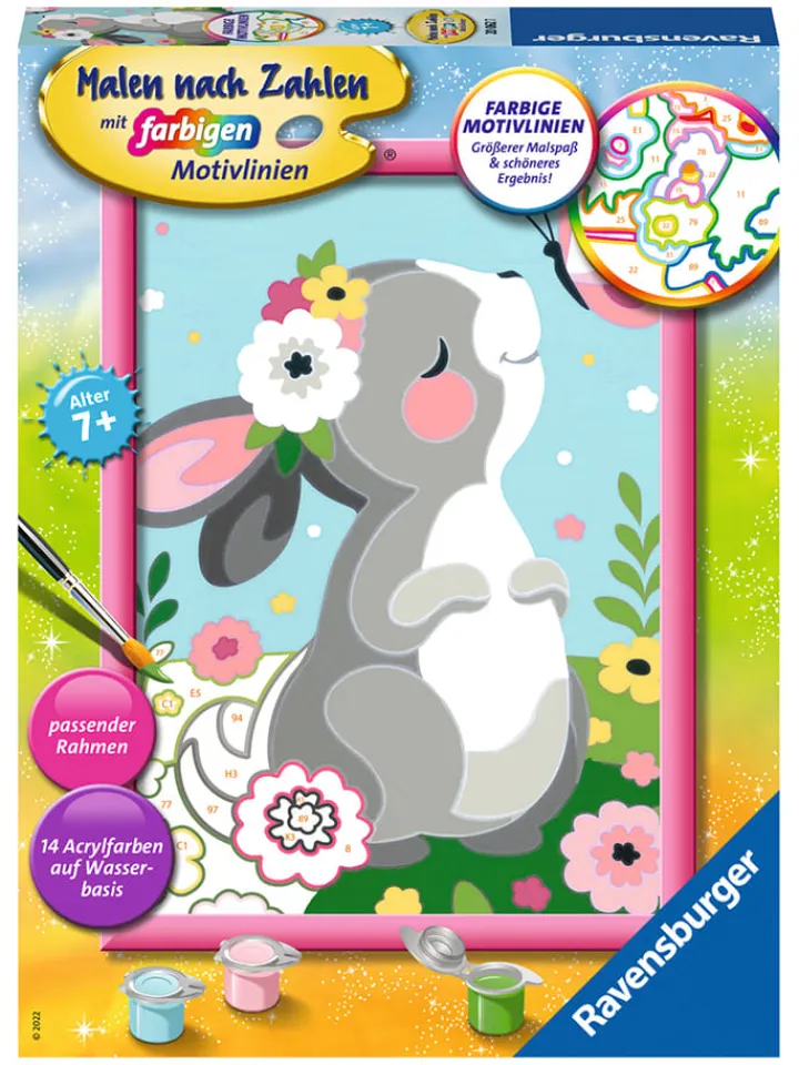 Ravensburger Kreativbedarf & Do-It-Yourself<Malen nach Zahlen-Set "Frühlingsgrüße" - ab 7 Jahren