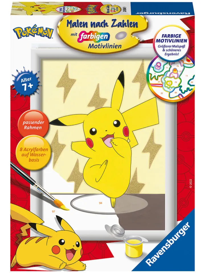 Ravensburger Kreativbedarf & Do-It-Yourself<Malen nach Zahlen-Set: "Pikachu" - ab 7 Jahren