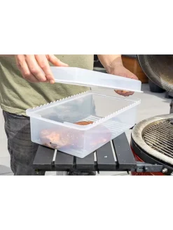 MasterClass Grillen<Marinadenbox in Transparent - (B)37 x (H)10 cm