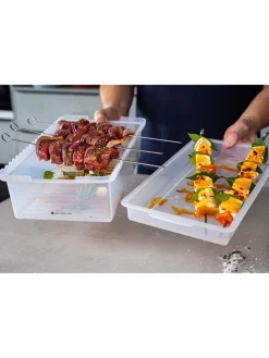 MasterClass Grillen<Marinadenbox in Transparent - (B)37 x (H)10 cm