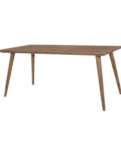 KADIMA DESIGN Tische<Massivholz Esstisch im Retro Landhausstil, handgefertigt, Sheesham-Holz