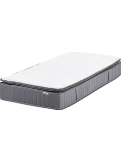 Beliani Betten & Matratzen<Matratze PLEASANT in Weiß/Grau - (W) 90 x (H) 25 x (L) 200 cm
