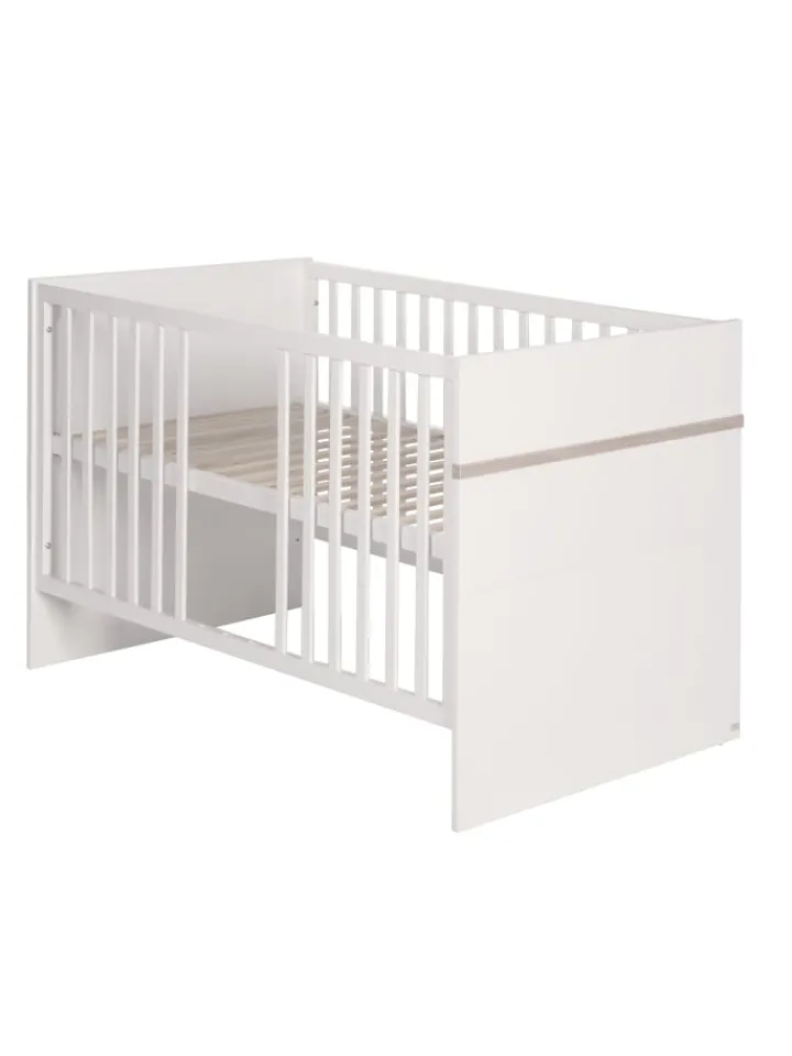 roba Möbel-Sets<Möbelset Moritz 2-tlg. Weiß/Luna Elm mit Kinderbett & Kommode