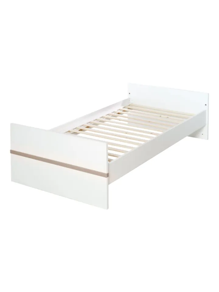 roba Möbel-Sets<Möbelset Moritz 2-tlg. Weiß/Luna Elm mit Kinderbett & Kommode