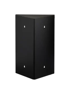 relaxdays Badezimmermöbel<Medizinschrank in Schwarz - (B)30 x (H)45 x (T)17,5 cm