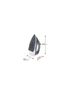 mesko Bügeleisen<MS 5037 Dampfbügeleisen 2800 W - 170 ml, Grau in Grau