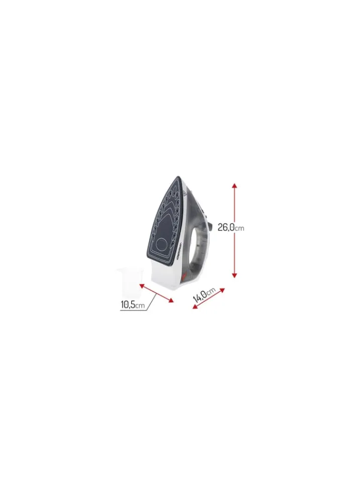 mesko Bügeleisen<MS 5037 Dampfbügeleisen 2800 W - 170 ml, Grau in Grau