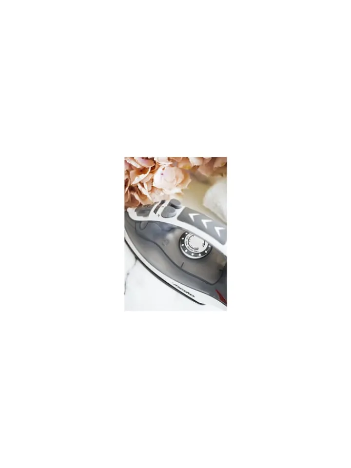 mesko Bügeleisen<MS 5037 Dampfbügeleisen 2800 W - 170 ml, Grau in Grau
