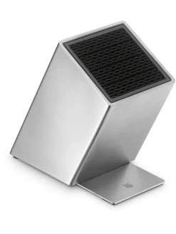 WMF Koch- & Backutensilien<Messerblock ''Flextec'' in Silber - (B)15,7 x (H)25 x (T)26,5 cm