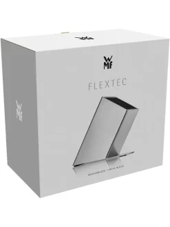 WMF Koch- & Backutensilien<Messerblock ''Flextec'' in Silber - (B)15,7 x (H)25 x (T)26,5 cm