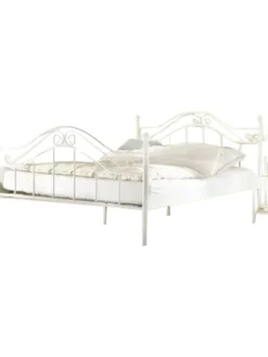 möbel-direkt Betten & Matratzen<Metallbett in 3 Größen Metallbett in weiß, Liegefläche 90x200 cm