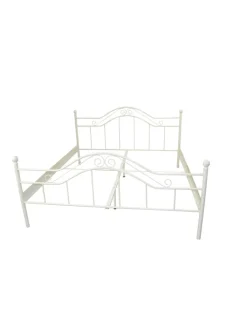möbel-direkt Betten & Matratzen<Metallbett in 3 Größen Metallbett in weiß, Liegefläche 90x200 cm