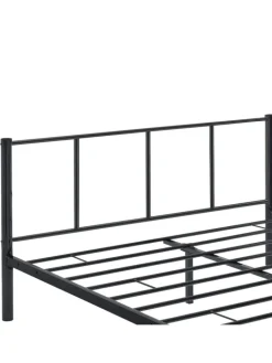 en.casa Betten & Matratzen<Metallbett Laos in Schwarz (B)180cm