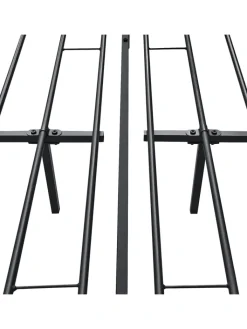 en.casa Betten & Matratzen<Metallbett Laos in Schwarz (B)180cm