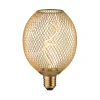 paulmann Leuchtmittel<Metallic Glow Standard 230V LED Globe E27 180lm 4W 1800K dimmbar Messing