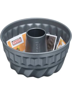 Kaiser Koch- & Backutensilien<Mini-Guglhupfform ''Gourmet'' in Anthrazit - Ø 16 cm