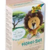 folia PAPER Kreativbedarf & Do-It-Yourself<Mini-Häkelset "Löwe" - ab 8 Jahren