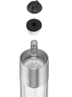 WMF Gedeckter Tisch|Koch- & Backutensilien<Mini-Salz- & Pfeffermühle in Silber - (H)11 x Ø 3,5 cm