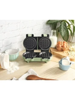 Petra Küchenelektronik<Mini-Waffeleisen in Grün
