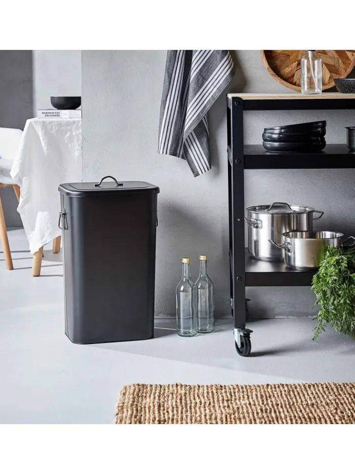 Butlers Mülleimer<Mülleimer BINSTER in Schwarz