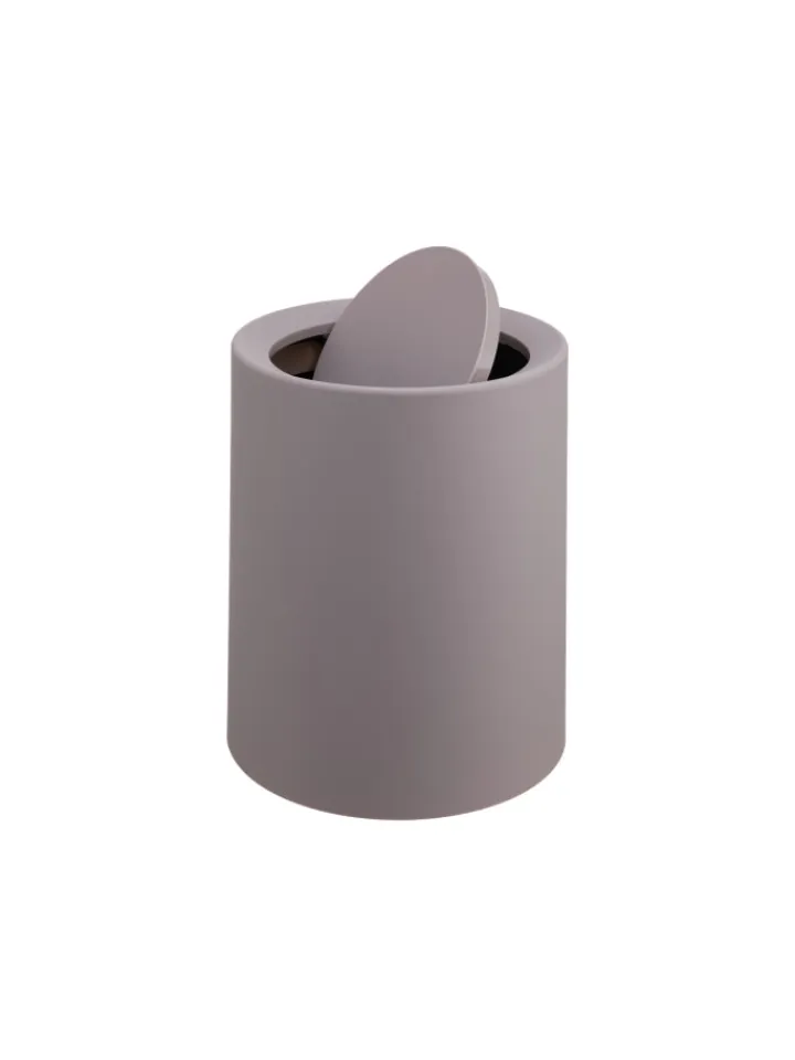 relaxdays Mülleimer<Mülleimer in Beige - 13 Liter
