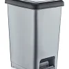 Violeta Home Mülleimer<Mülleimer in Grau - (B)22,5 x (H)39,9 x (T)31 cm