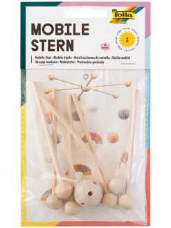 folia PAPER Kreativbedarf & Do-It-Yourself<Mobileaufhängung in Natur - Ø 22 cm