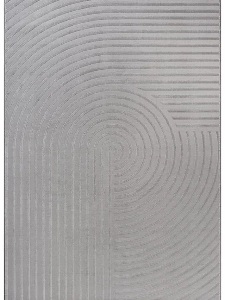 the carpet Outdoorteppiche<Moderner Teppich Soft-Touch Flor C in Grau