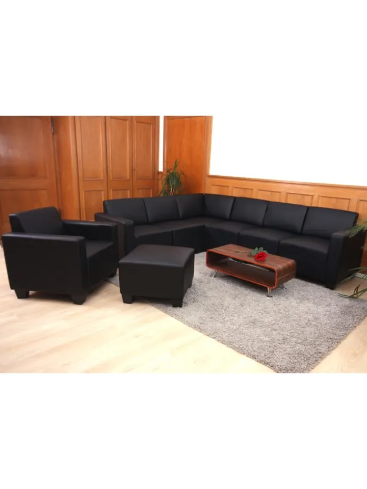 MCW Möbel-Sets<Modular Sofa-System 6-2 Moncalieri, Schwarz