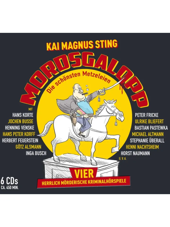Random House Audio Hörbücher<MORDSGALOPP - Vier herrlich mörderische Krimi-Hörspiele | WortArt