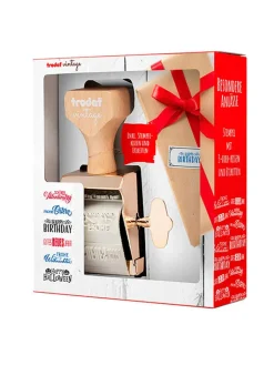 trodat Kreativbedarf & Do-It-Yourself<Motiv-Stempel "Vintage - Besondere Anläße" in Gold/ Natur