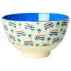 Rice Gedeckter Tisch<Müslischale in Creme/ Blau - 300 ml