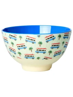 Rice Gedeckter Tisch<Müslischale in Creme/ Blau - 300 ml