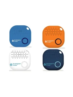 musegear Smarthome & Wetterstationen<Schlüsselfinder mit Bluetooth App aus Deutschland - 4er Pack bunt