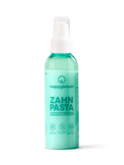 happybrush Technik|Zahn & Mundpflege<Nachfüllbarer Zahnpasta Spender in Türkis- 125 ml