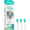 happybrush Zahn & Mundpflege<Nachfüllpack "Eco V3+ Refills (White-Mint) soft" in Weiß