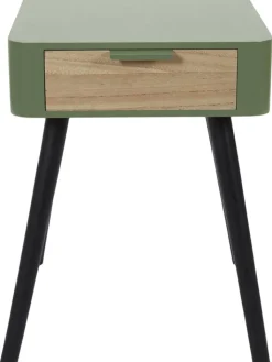 The Home Deco Kids Tische<Nachttisch in Grün - (B)35 x (H)48 x (T)35 cm