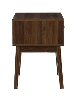 THE HOME DECO FACTORY Tische<Nachttisch "Tiffany" in Braun - (B)40 x (H)55 x (T)40 cm
